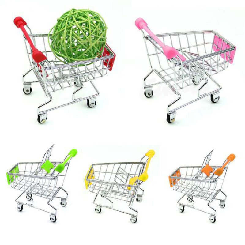 Mini Supermarkt Handkarren-einkaufen Dienstprogramm Warenkorb Modus Lagerung Rosa freundlicher Warenkorb Lagerung Karikatur Spielzeug Für Art 20
