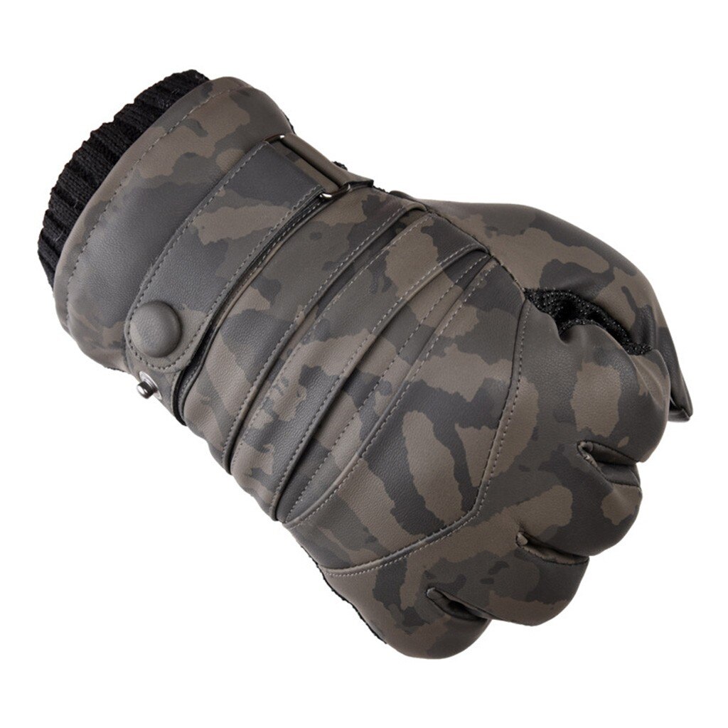 Damen Strickhandschuhe Mit Leopardenprint - Warm & Touchscreen-tauglich Für Outdoor