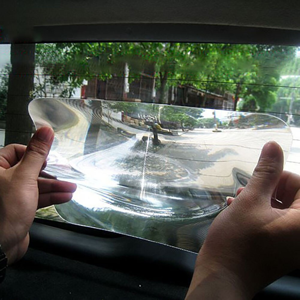 Parabrisas de automóvil gran angular vista trasera aparcamiento espejo de marcha atrás película adhesiva Interior del coche accesorios nueva