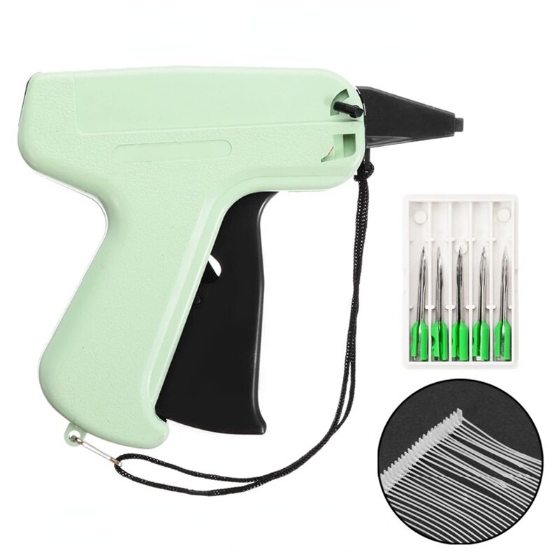 Prijskaartje Machine 1000 Weerhaken En 5 Naalden Kledingstuk Handwerk Tagging Guns Set Handleiding Kleding Naaien Ambacht Gereedschap