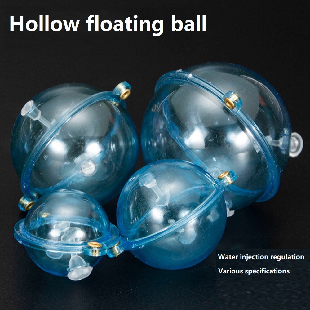 5pcs/lot Fishing hollow floating ball ABS Plastic Balls Blue 25/32/40/47mm Bubble Floats Tackle Sea Fishing Outdoor Accessorie