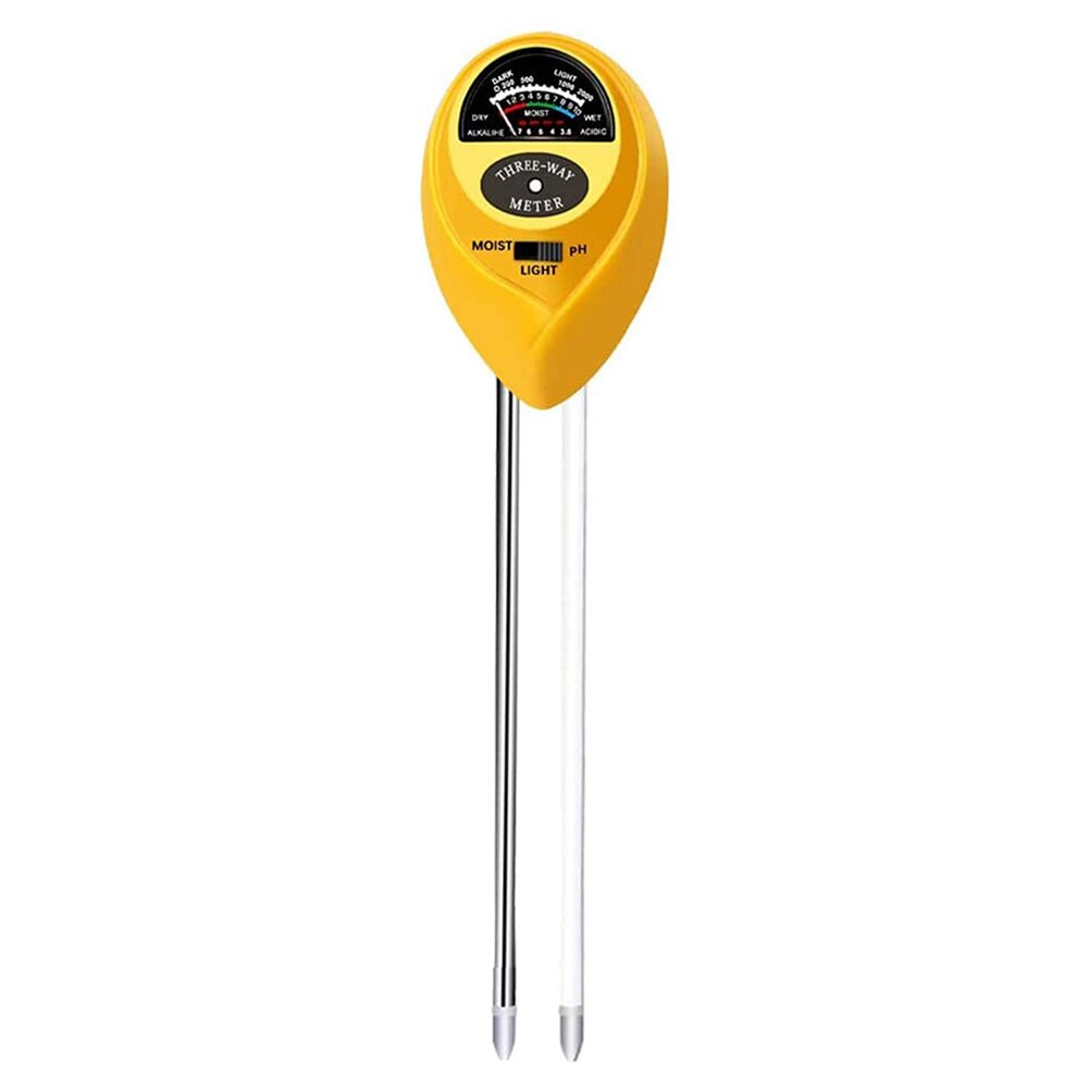 Bodem Ph Meter 3 In 1 Bodem Test Kits Met Vocht Licht Ph Tester Draagbare Voor Plant Tuin JS23