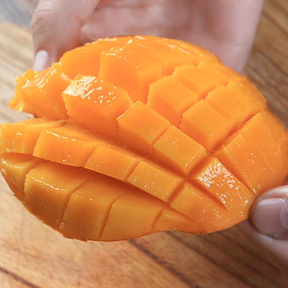 Rustfritt stål mango skjære pitter mango kjerne fjerner splitter frukt fersken skjæremaskin kutter kjøkken duppeditt tilbehør