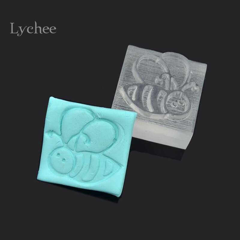 Lychee Life Little Bee Geluk Boom Patroon Mini Diy Zeep Stempel Hoofdstuk Seal Bloemen Handgemaakte Mould Mold Postzegels