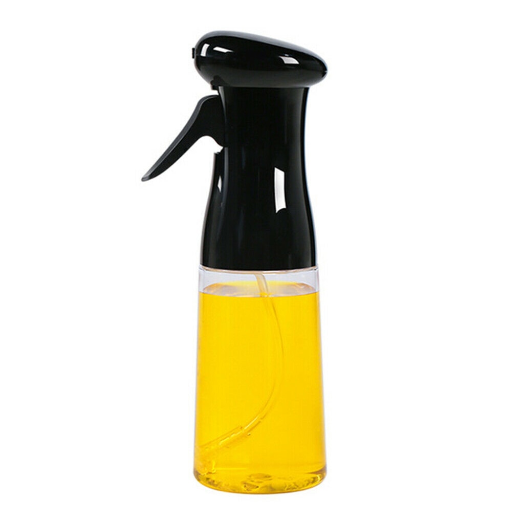 210Ml Olijfolie Spray Bbq Koken Keuken Bakken Olijfolie Spuit Olie Spray Lege Fles Azijn Fles Olie Dispenser salade: Black