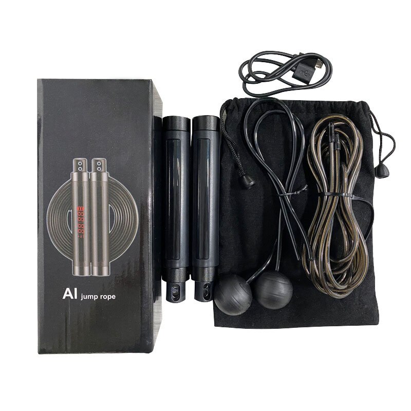 Smart bluetooth skipping rope with app connect cordless skipping rope workout equipments heavy jump rope jump rope with counter