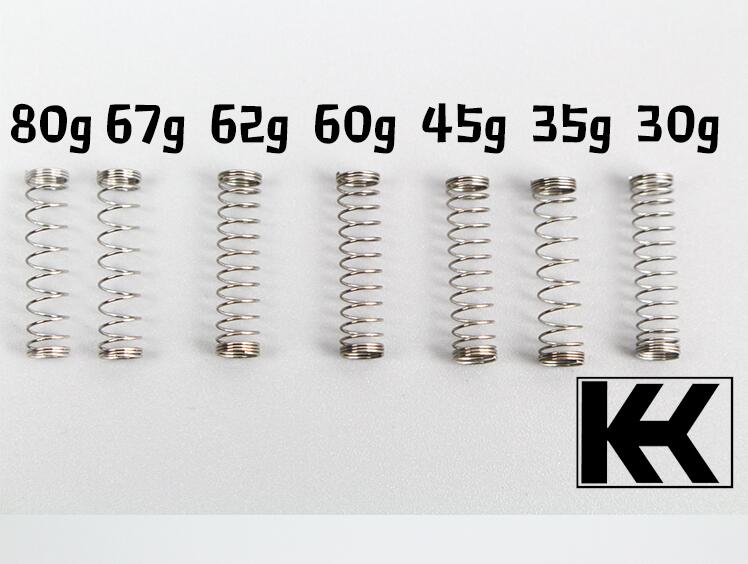 100 teile/paket Schalter Frühling für Kirsche MX DIY Mechanische Spielen Tastatur 35G/40G/45G/60G/62G/67G/150G/80G