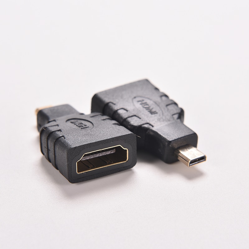 Micro Hdmi Male Naar Hdmi Female Converter Vergulde Adapter Adapter Voor Voor PS3 Hdtv Hdmi Cable Extension connector