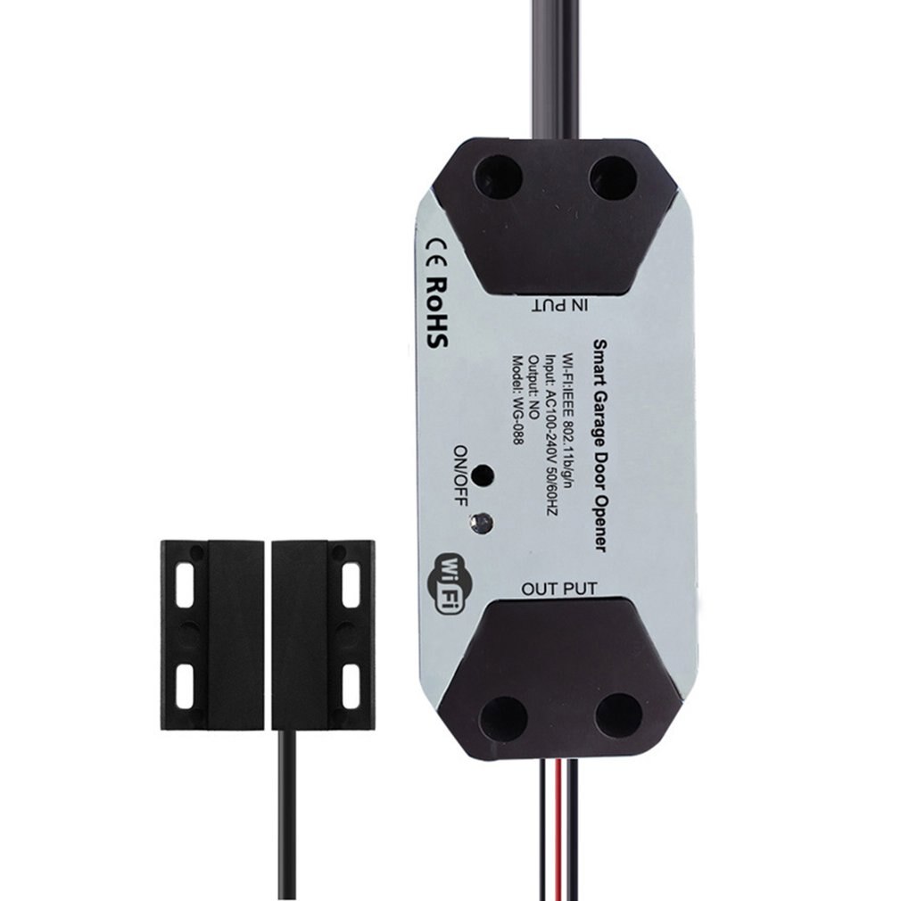 Wifi Garage Door Controller Intelligent Time Control One-key Control Voice Remote Control Garage Door Controller No Hub Require: UK