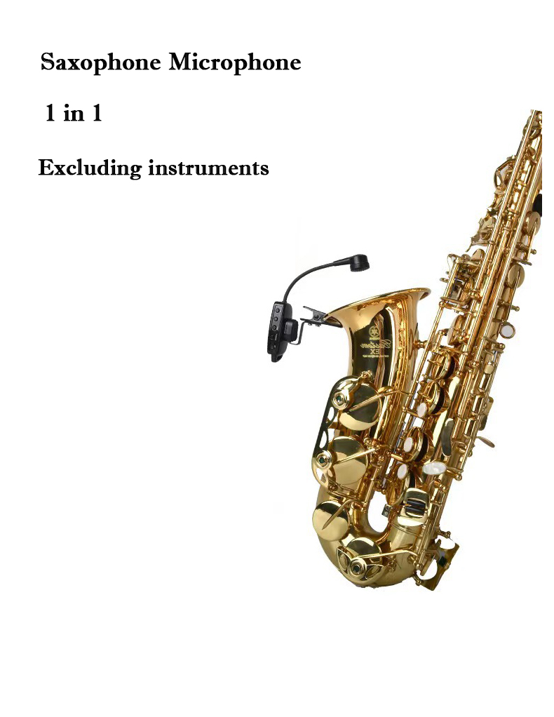 Funk mikrofon geeignet für Saxophon Trompete/Posaune Französisch Horn und andere Instrumente mehrere Orchester sind universell: Grau