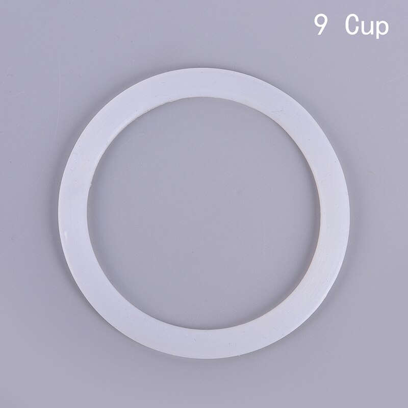 Silicone Seal Ring Flexible Washer Gasket Ring Kitchen Coffee Makers Accessories Parts: 9 cup