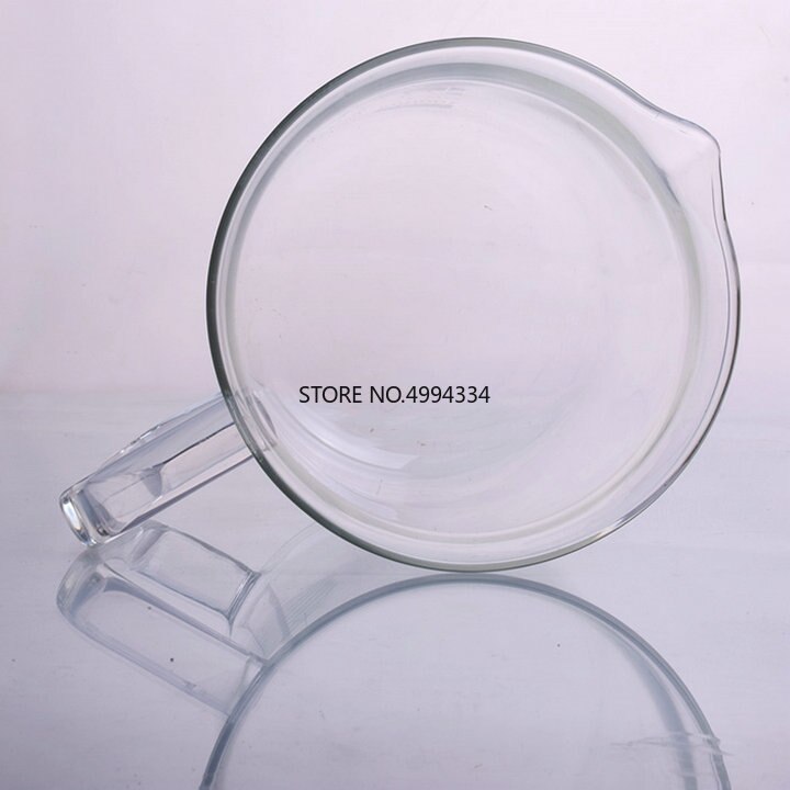 1Pc/ 500 1000 2000ml Glass beaker with handle for Chemistry Glassware