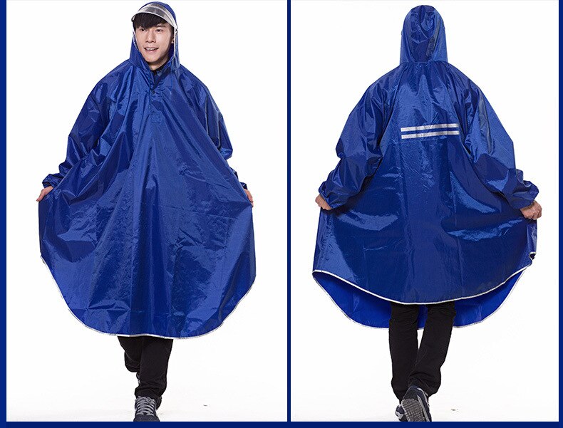 Poncho Fiets Regenjas Adult Riding Draagbare Elektrische Motorfiets Poncho Raining Coat Regenjas