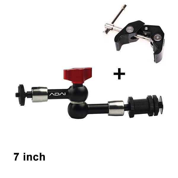 7" 11" Magic Arm Adjustable Magic Articulated Arm Super Clamp for Mounting HDMI Monitor LED Light Video Camera Flash Camera DSLR: Default Title