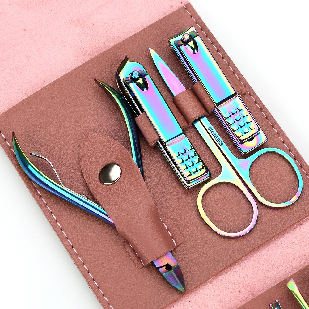 nail clipper 12 sets nail clipper suit color nail clippe