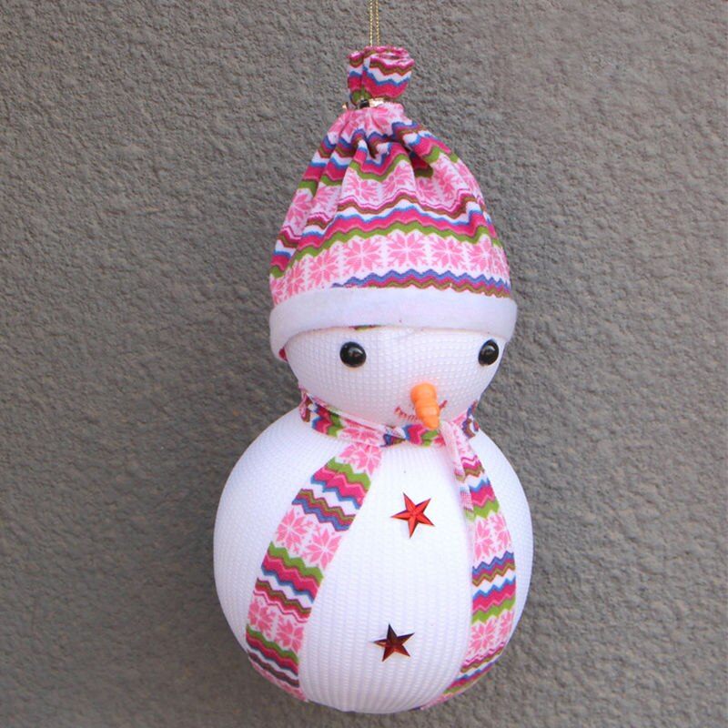 Sneeuwpop Pop Huishoudelijke Producten Willekeurige Kleur Kinderen 1Pc Bruiloft Levert Kerstboom Sneeuwpop