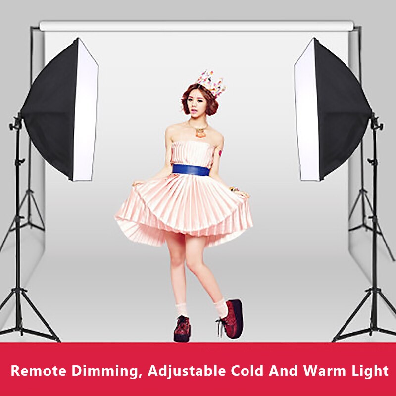 Photography Softbox Lighting Kits 50x70CM Continuous Light System Soft box For Beauty Photo Studio Equipment