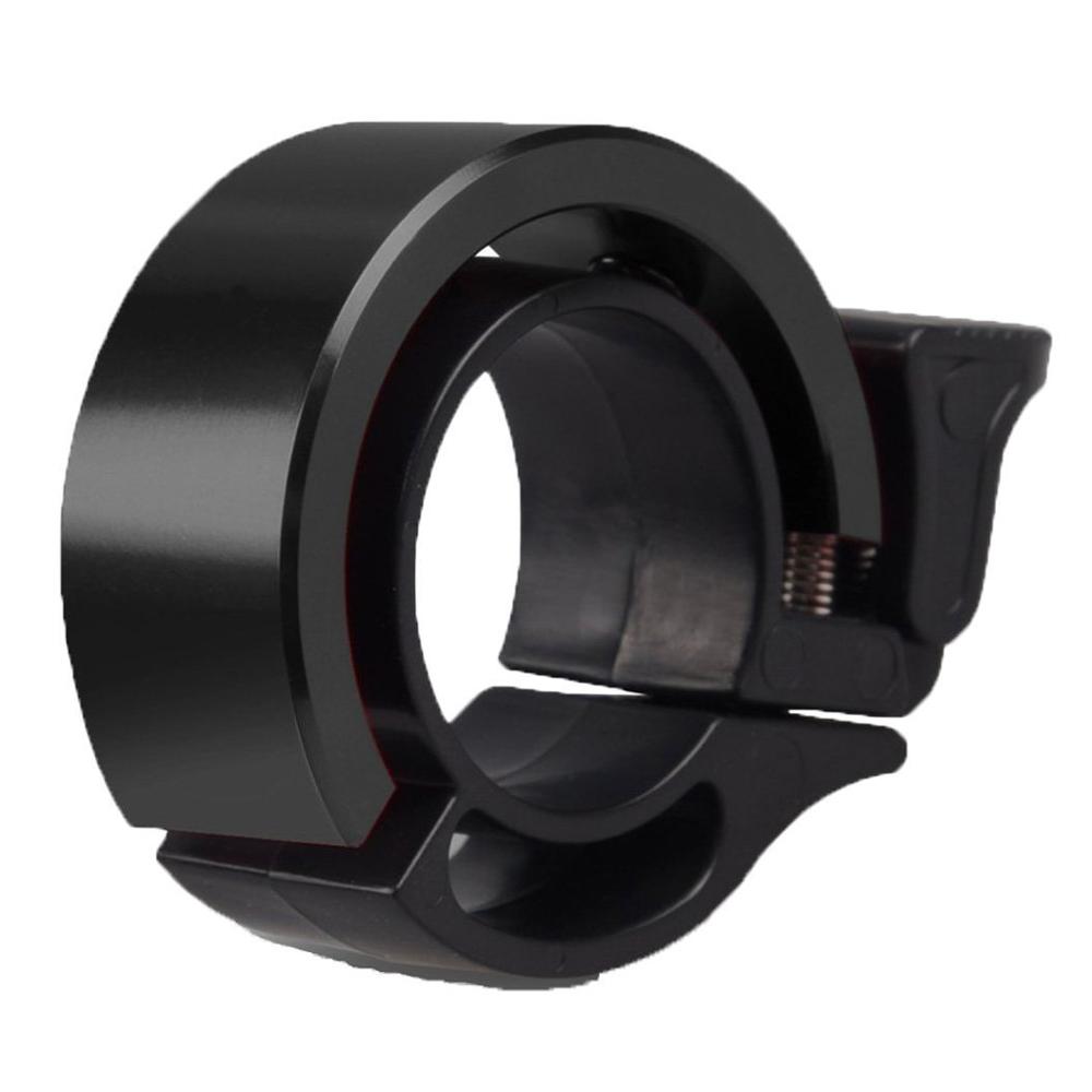 Bicyclette Invisible cloches cornes VTT accessoires et équipement de cyclisme Q cloche en alliage d'aluminium: BLACK-S