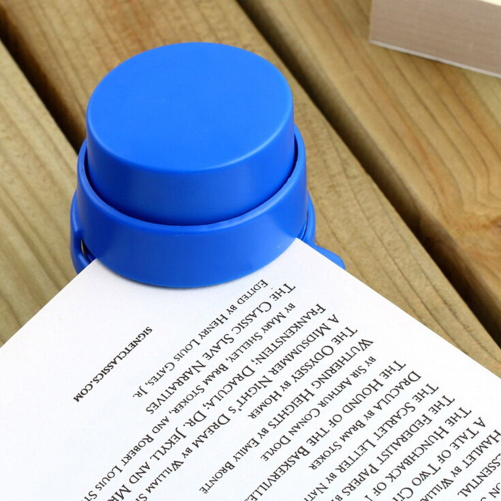 Spritzen 1 Pc Praktische Klammer Kostenlose Hefter Papier Bindung Bindemittel Stapless Schreibwaren