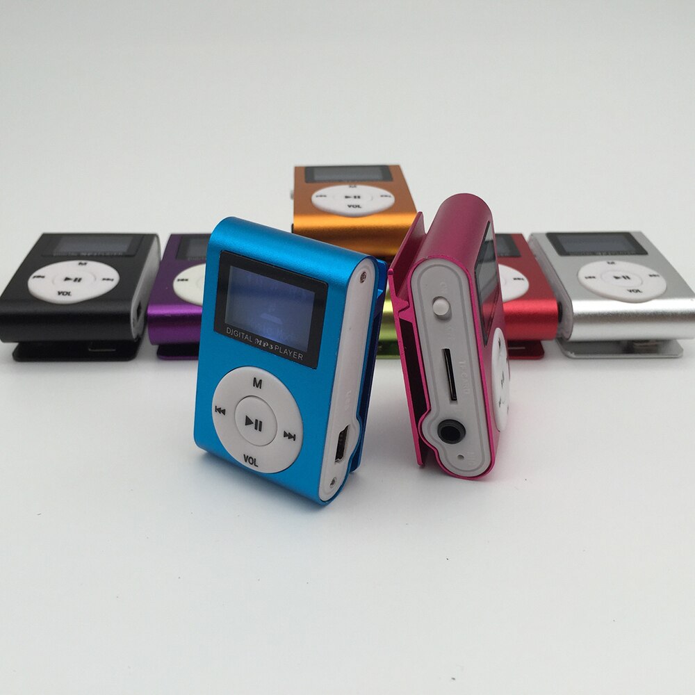 ZUIDID MP3 Player - 1.0 Inch Screen - Metal Shell - TF Card Support - FM Radio - Clip Sport Music Player