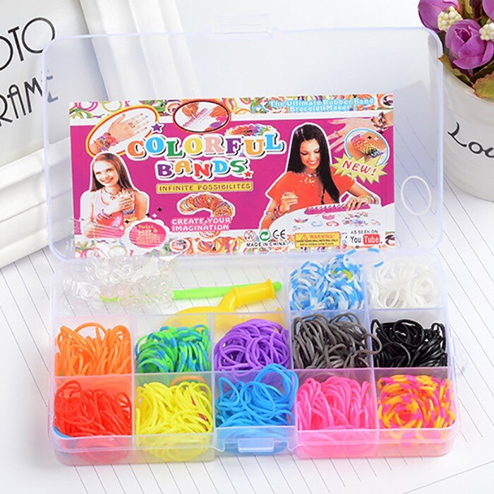 12-Kleur Elastische Rubberen Band Diy Handleiding Verpakking Rubber Touw Voor Home Office Industriële Binding Accessoires/Kinderen sieraden