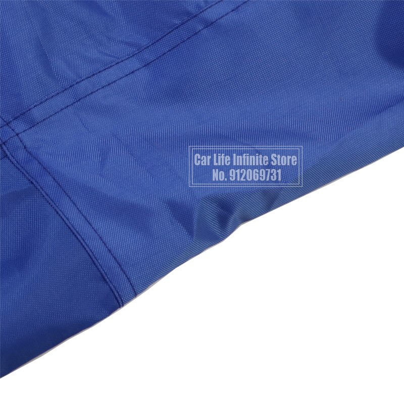 420D 6-225HP Boat Full Outboard Engine Cover Waterproof Sunshade Dust-proof Protection Blue For 6-225HP Motor