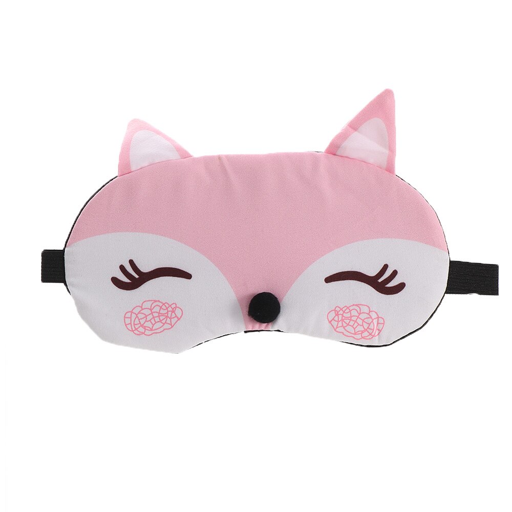 1 Stuks Slaap Oogmasker Slaapmasker Katoen Eyepatch Slaapmasker Leuke Eye Cover Travel Rest Eye Band Slaapmiddel Eye blinddoeken