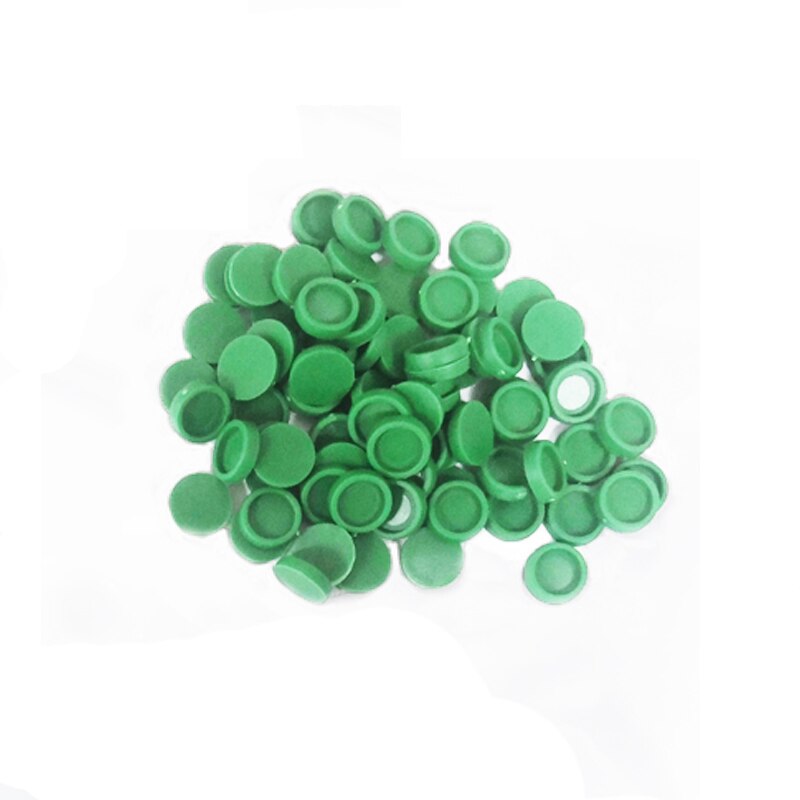 50/100 stücke Nylon Kunststoff Staub Abdeckung Grün Kappen Schutz Für HGR15 HGR20/25/30/35/45 MGN9 MGN12 MGN7 Linearschienenführungen CNC Teile