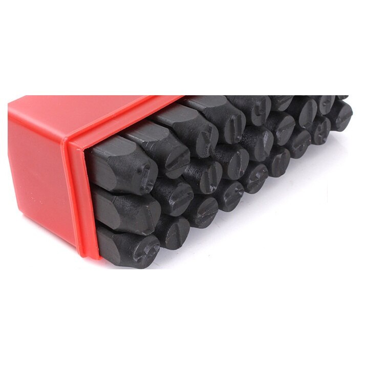 Stamps Letters Alphabet Set Punch Steel Metal Tool Case Craft