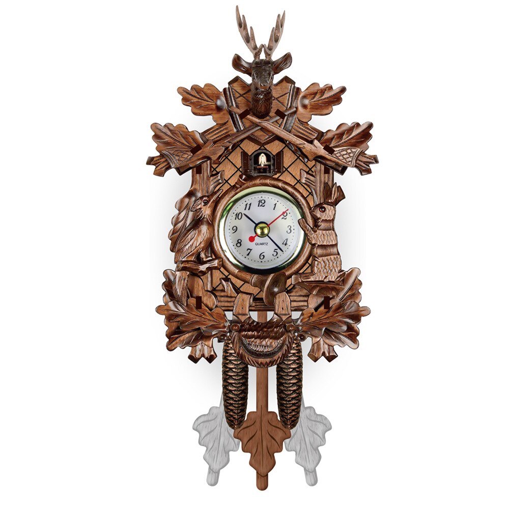 Luxury Cuckoo Wall Clock Vintage Silent Nordic Retro 3d Watches Clocks Wall Home Decor Home Living Room Decoration Ideas: CM301