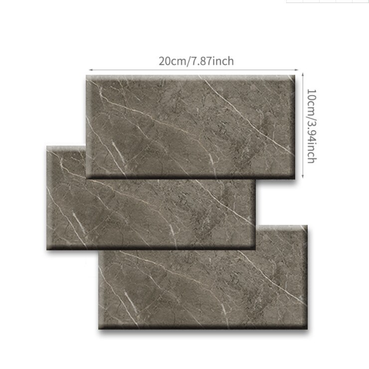 Pvc Zelfklevende Muursticker Tegel Sticker Keuken Badkamer Woonkamer Diy Decoratieve Behang Waterdicht En Oilproof: Pattern 17