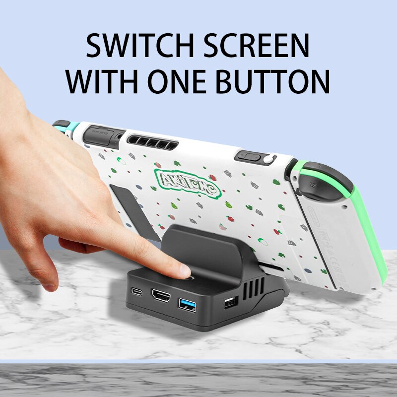 Mini Portable Charging Stand Switch Docking Station TV Converter Cooling Stand Bracket Play Stand Holder for Nintendo Switch