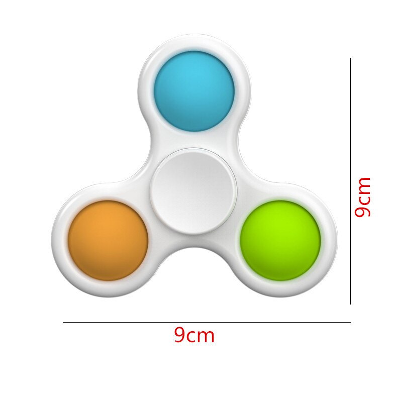Simple Dimple Fidget Spinner Toys Anti Stress Relief Brain Toy Hand Fidget Toys For Kids Adults Early Educational Autism