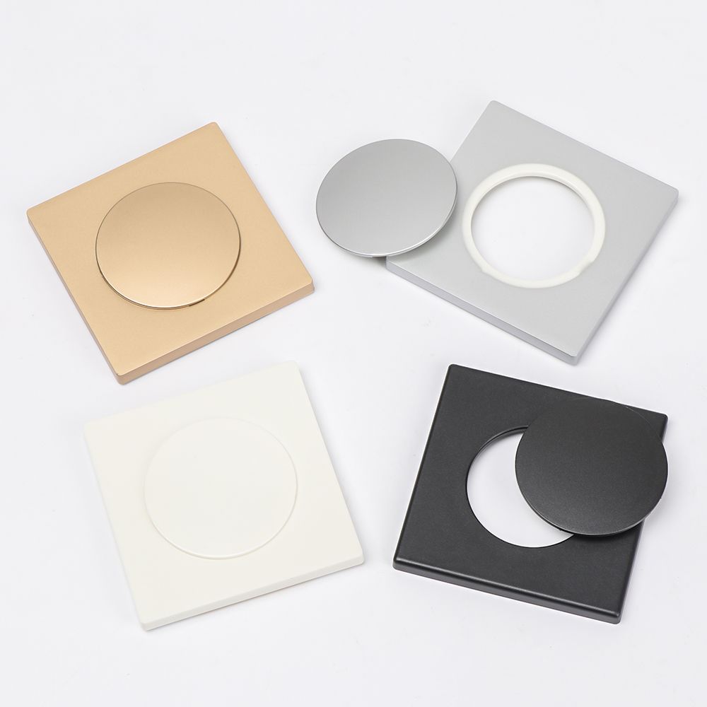 Practical Reserved Hole Cover Vents Decor Cap Snap-on Panel Self-adhesive Furniture Hole Ornament Snap-on Panel Wall Wire Covers