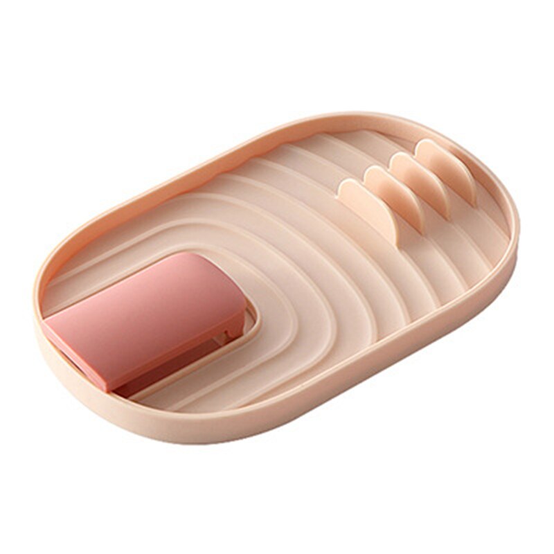 Keuken Lepel Rest Gebruiksvoorwerp Spatel Houder Hittebestendige Opslag Planken Eetstokjes Houder Keuken Accessoires Koken Gereedschap: pink