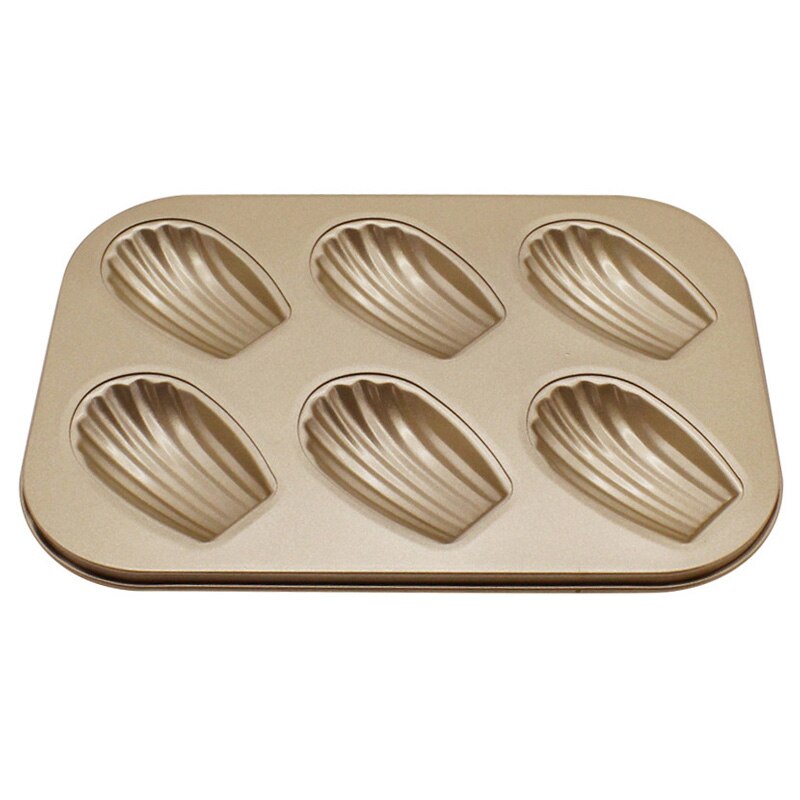 6 koppar madeleine kakform nonstick bakformar skalformade madeleine formar bakformar kök bakgods kakform: Default Title