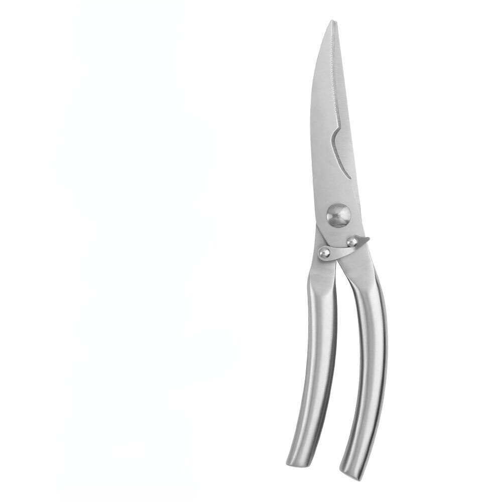 1pcs Strong Knives Kitchen Stainless Steel Poultry Fish Chicken Bone Scissors Kitchen Gadgets Chef Japanese Knife Cooking: Lock all-steel K6