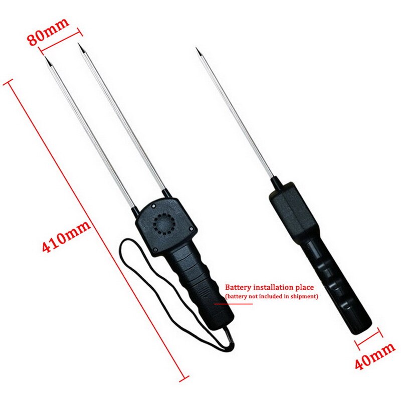 Fibre Moisture Meter Probe Humidity Tester with Extensive Probes Water Content Measure Not Included Battery