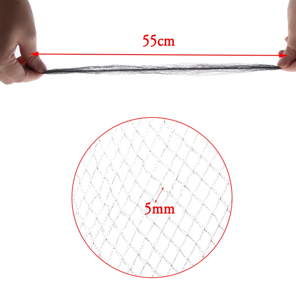 3 colors Invisible Hair Nets Fine Mesh Elastic Edge Hair Styling Tool Women for Ballet Snood Bun Cover