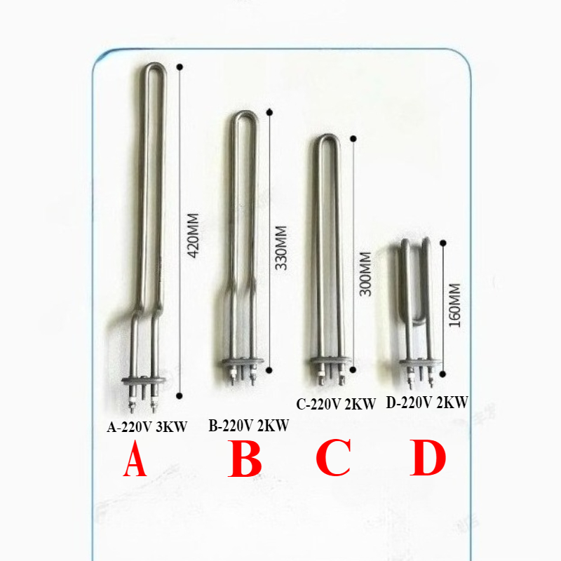 1PC Vaatwasser elektrische verwarmingsstaaf 220V 2KW/3KW Verwarming buis voor Gundam Hobart vaatwasser verwarmingselement heater accessoires