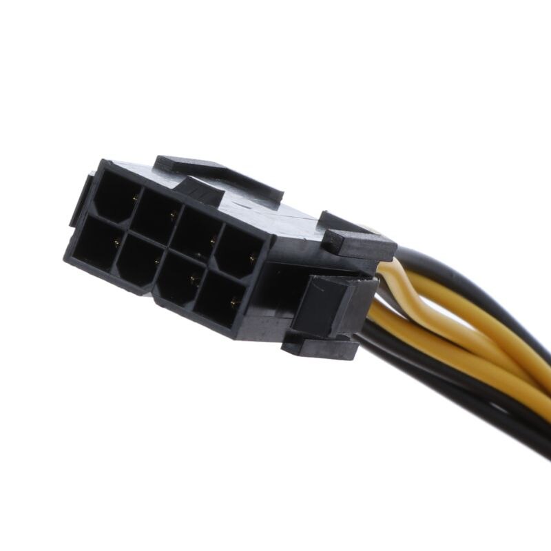 8Pin Om 8Pin Atx Cpu Eps Man-vrouw Power Verlengkabel Psu Moederbord Power Extension Adapter Kabel 18 Cm