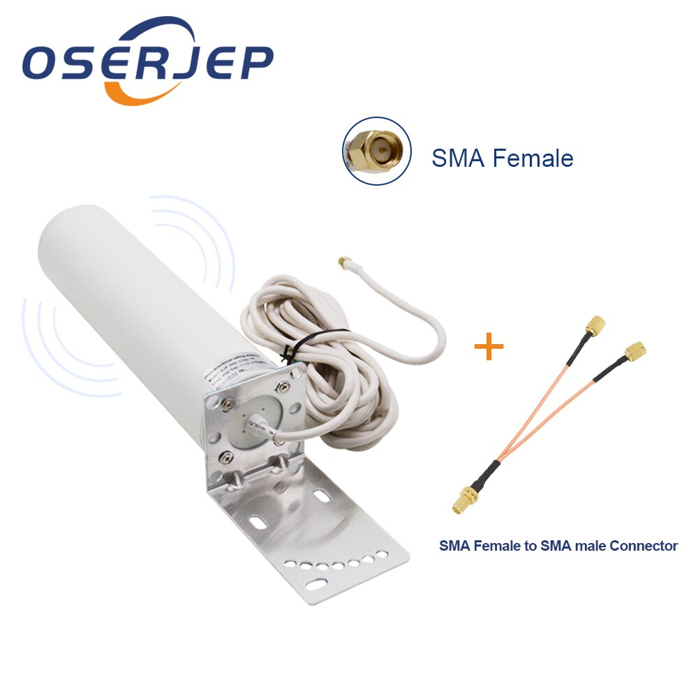 5M 3g 4g omnidirectional antenna External Antenna Outdoor Indoor Antenna For Gsm Cdma Pcs Wlan 4g Lte Signal Repeater Booster