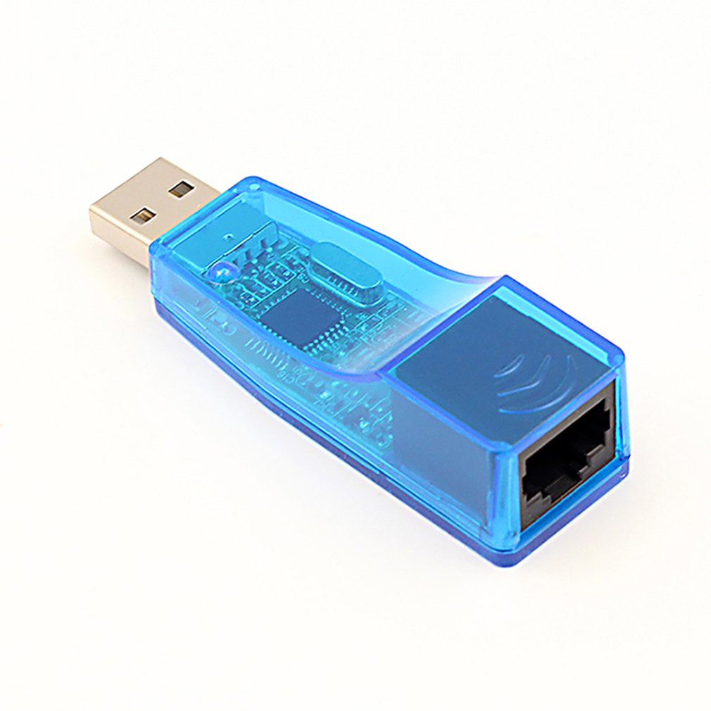 Ethernet External USB to Lan RJ45 Network Card Adapter 10/100Mbps for Tablet Universal Serial Bus Interface RJ45 Connector