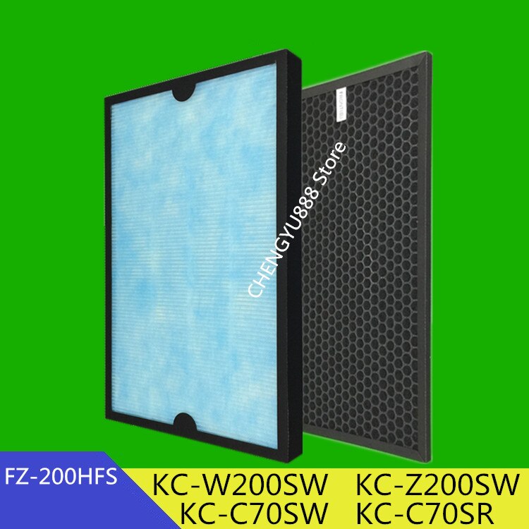Air Purifier Part FZ-200HFS HEPA Dust Collection Filter for Sharp KC-W200SW KC-Z200SW KC-70SB KC-70SW Air Purifier