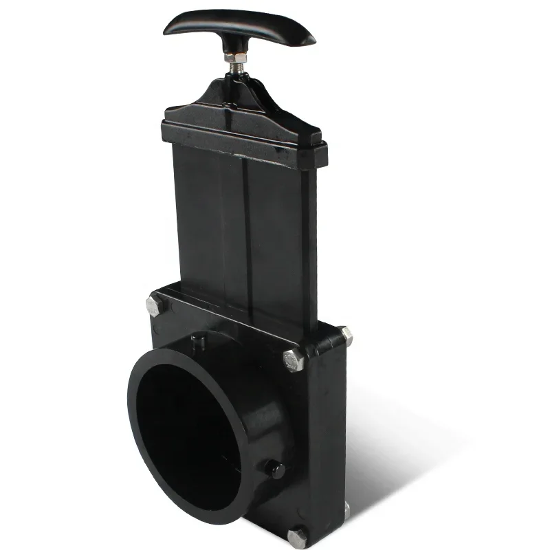 Water Gate Drain Valve with 3 Inch Plastic PVC Knife Motorhome Accessory