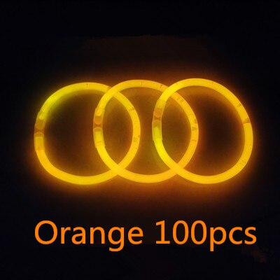 Party Fluorescentie Light Glow Sticks Armbanden Kettingen Neon Voor Wedding Party Glow Sticks Kleurrijke Glow Stick: chengse100pcs