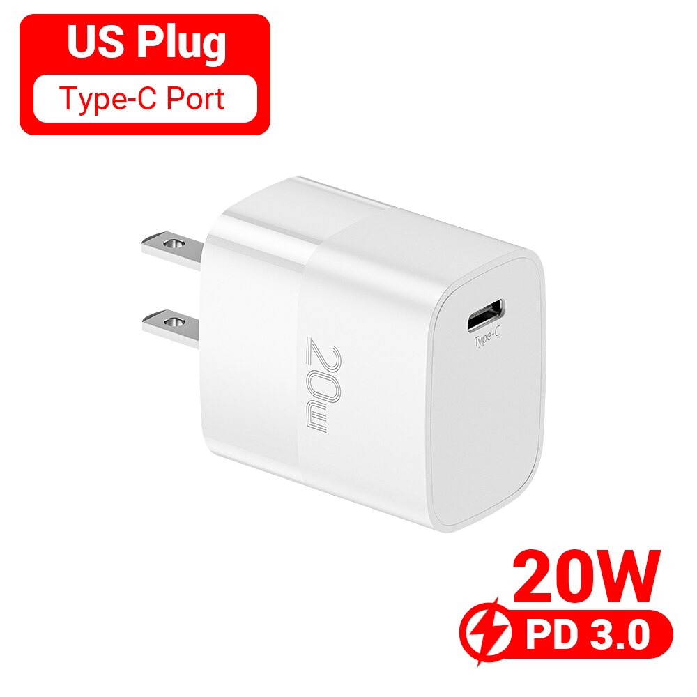 Essager Usb Charger Type C Voor Iphone 13 12 Fast Charger Usb C Quick Charge Voor Samsung Xiaomi 20W wall Charger Adapter: 20W W US Type C Plug