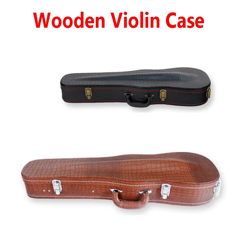 4/4 violine fallen Violine Holz Kasten Dreieck Harte Kasten lagerung Kasten Mit hygrometer