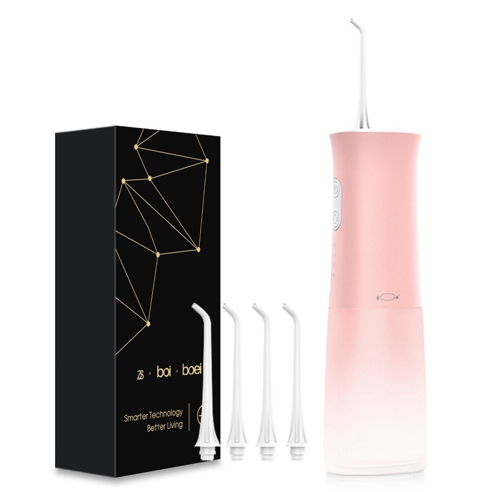 Boi Wasser Waschen Zahnseide 3 Modi 170ml Panzer Puls Flosser Reise Tragbare Zahn Sauber Gerät Zähne Bleichen Oral Irrigator: A6C103-1