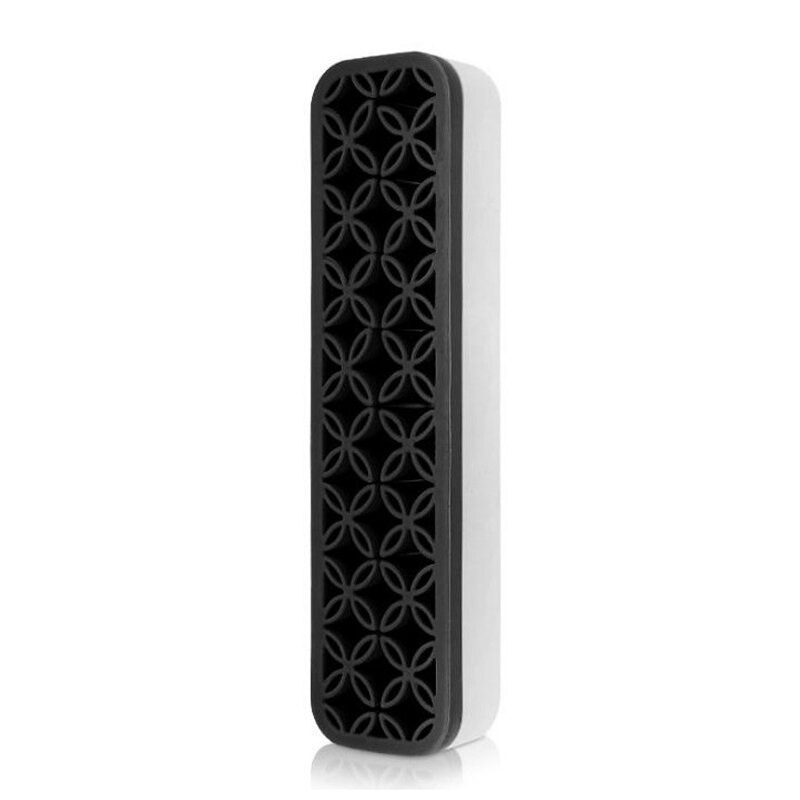 Pincel de maquillaje de silicona, organizador de herramientas de belleza, almacenamiento de cosméticos, costura y acolchado, sensación de almacenamiento y tienda: Black